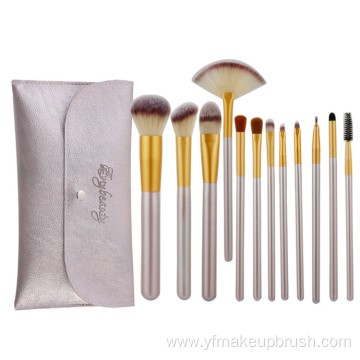 24 Pieces Wood Makeup Brush Set kit